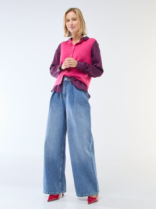 Colete sem mangas liso - Kiabi