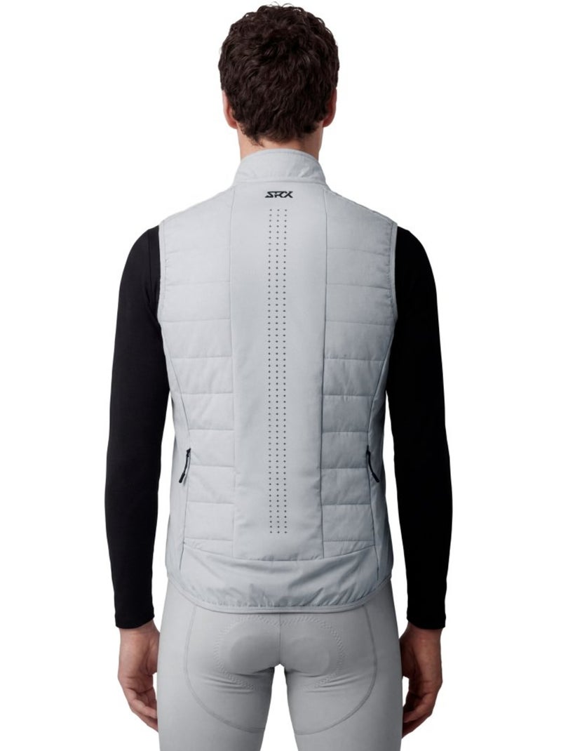 Colete térmico de ciclismo para homem Branco Cinza - Kiabi