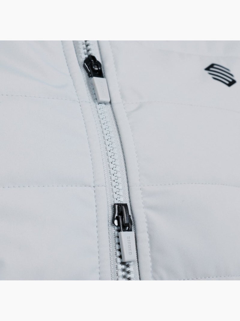 Colete térmico de ciclismo para homem Branco Cinza - Kiabi
