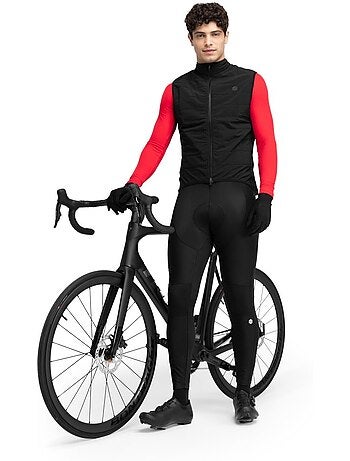 Colete térmico de ciclismo para homem