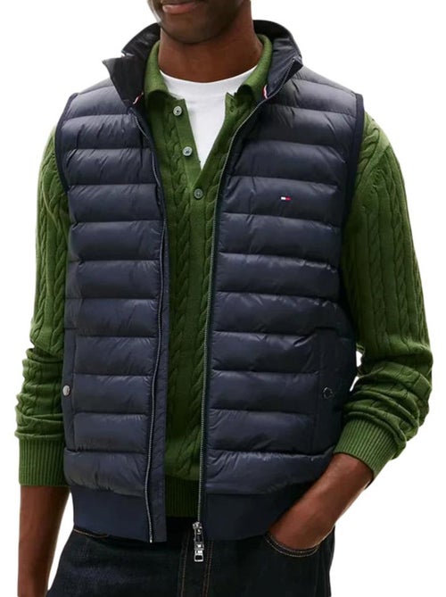 Colete tommy hilfiger para homem mix medias azul-marinho - Kiabi