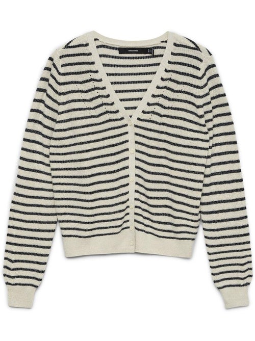 Colete Vero Moda Lexshine Bege/Preto para Mulher - Kiabi