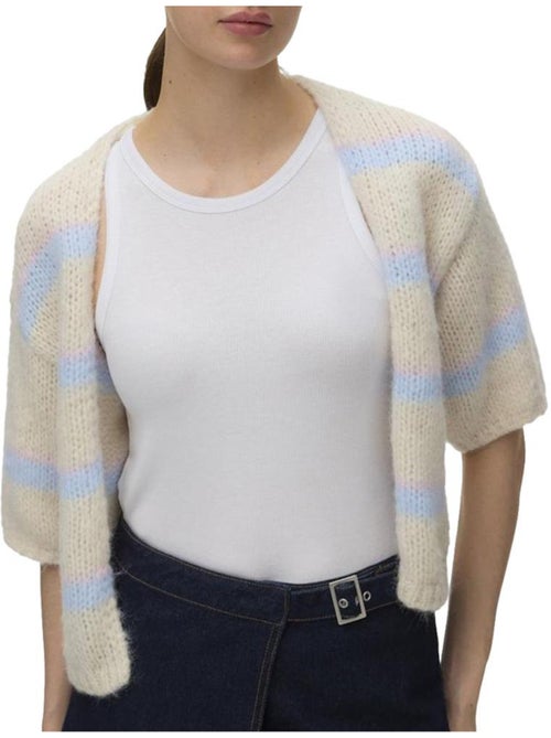 Colete vero moda maybe para mulher amarelo/azul - Kiabi Colete vero moda maybe para mulher amarelo/azul - Kiabi