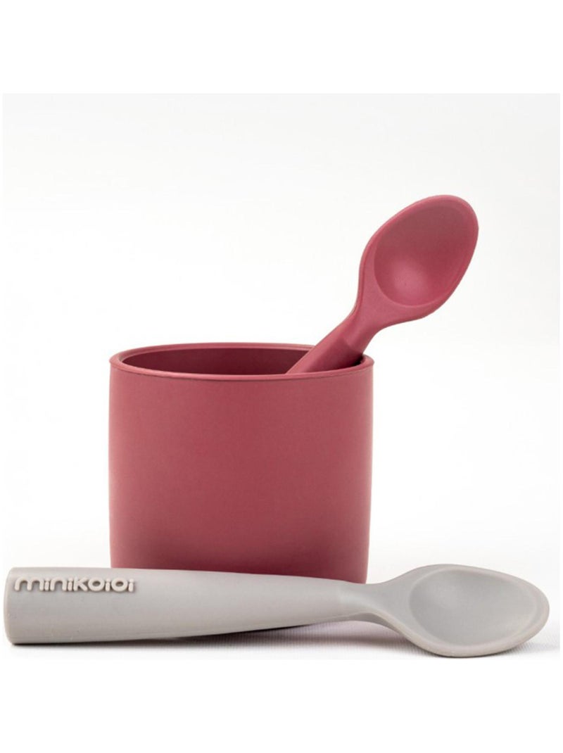 Colher de silicone para bebé | minikoioi Azul-marinho - Kiabi