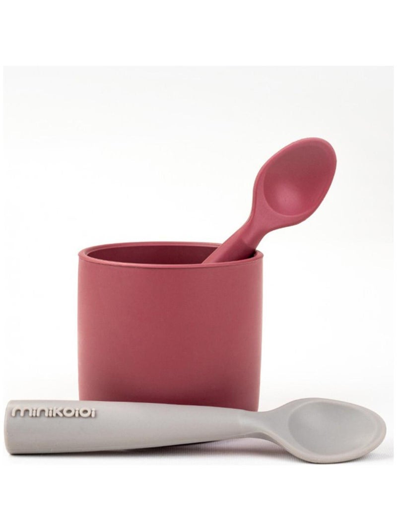 Colher de silicone para bebé | minikoioi Castanho - Kiabi