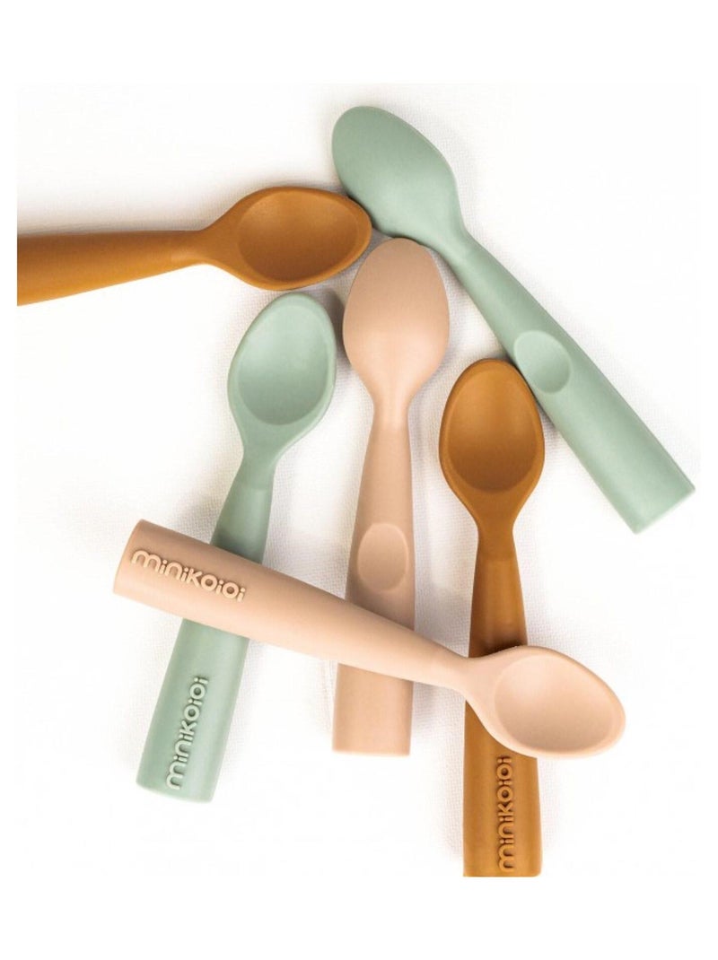Colher de silicone para bebé | minikoioi Castanho - Kiabi