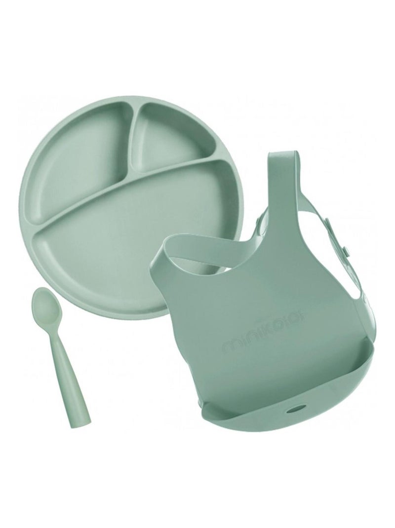 Colher de silicone para bebé | minikoioi Verde - Kiabi