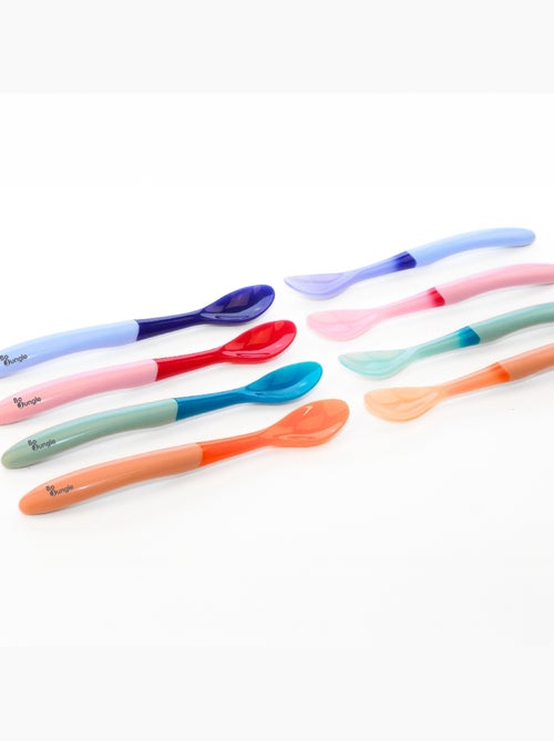 Colheres termossensíveis para bebé em silicone | bo jungle - Kiabi