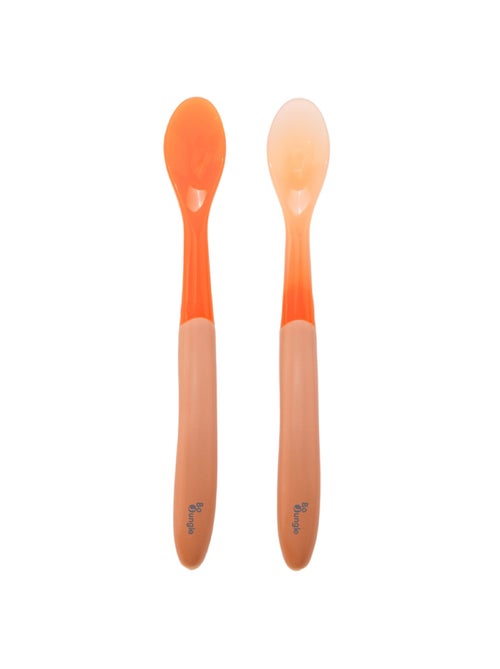 Colheres termossensíveis para bebé em silicone | bo jungle - Kiabi