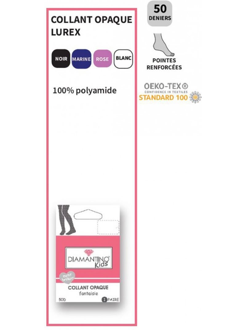 Collant Crianca DIAMANTINO Rosa - Kiabi