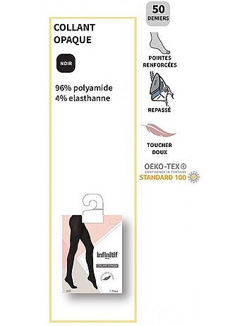 Collant Mulher Conforto e Qualidade INFINITIF - Pack de 2