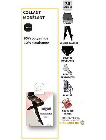 Collant Mulher Conforto e Qualidade INFINITIF - Pack de 2
