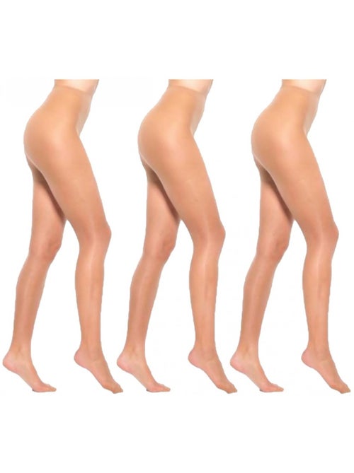 Collant Mulher Conforto e Qualidade INFINITIF - Pack de 3 - Kiabi Collant Mulher Conforto e Qualidade INFINITIF - Pack de 3 - Kiabi