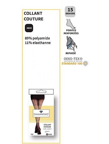 Collant Mulher Conforto e Resistência DIAMANTINO - Pack de 3