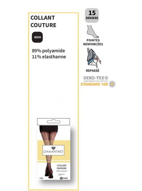 Collant Mulher Conforto e Resistência DIAMANTINO - Pack de 3 - Kiabi Collant Mulher Conforto e Resistência DIAMANTINO - Pack de 3 - Kiabi