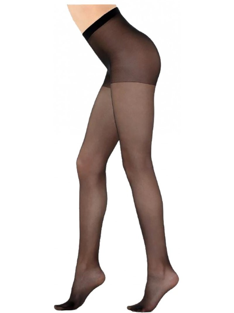 Collant Mulher Conforto e Resistência DIAMANTINO - Pack de 3 Preto - Kiabi