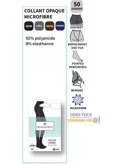 Collant Mulher Conforto e Resistência DIAMANTINO - Kiabi Collant Mulher Conforto e Resistência DIAMANTINO - Kiabi