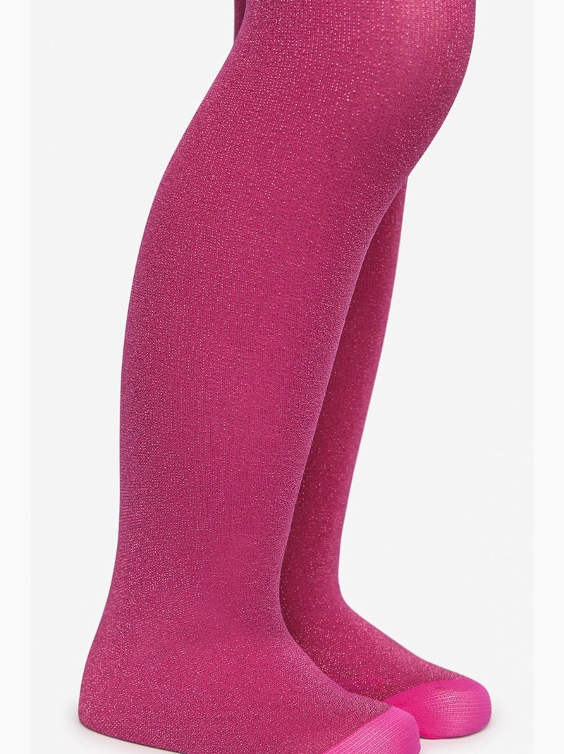 Collant pretty diamond menina penti Rosa-fluo/Solinotes - Kiabi