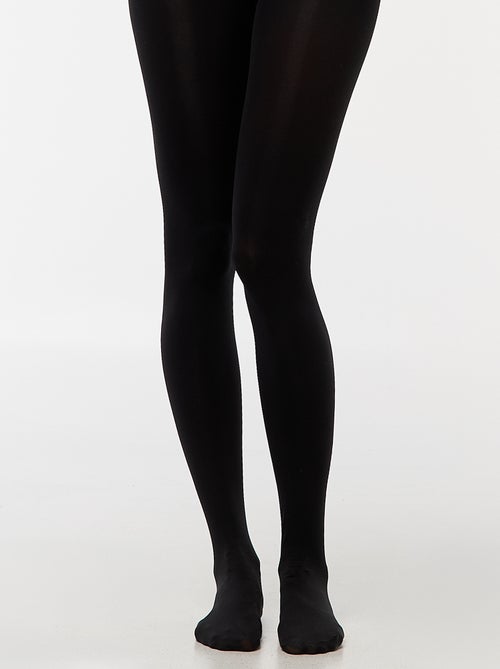 Collant quente liso 120D - Kiabi