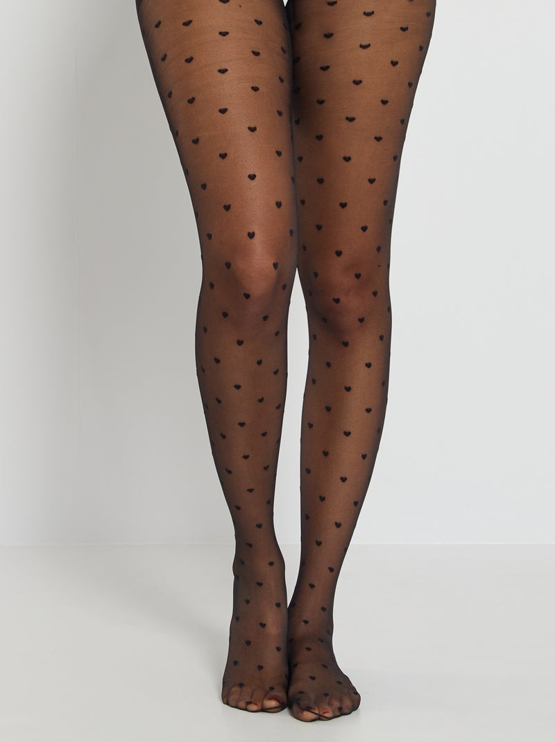 Collants a ponto cheio 20D Preto - Kiabi