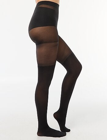 Collants com efeito de meias