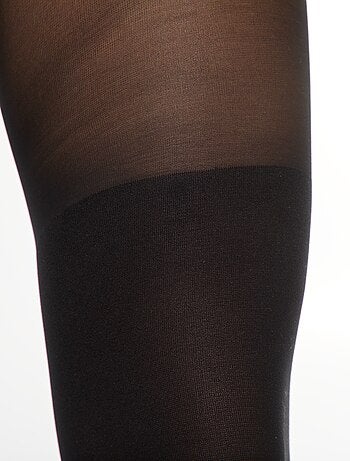 Collants com efeito de meias
