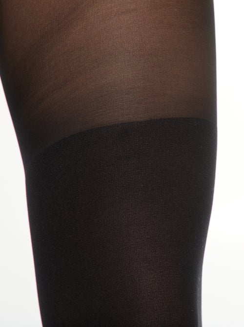 Collants com efeito de meias - Kiabi