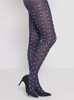 Collants com pontilhado retro Style 40D 'DIM' - Kiabi