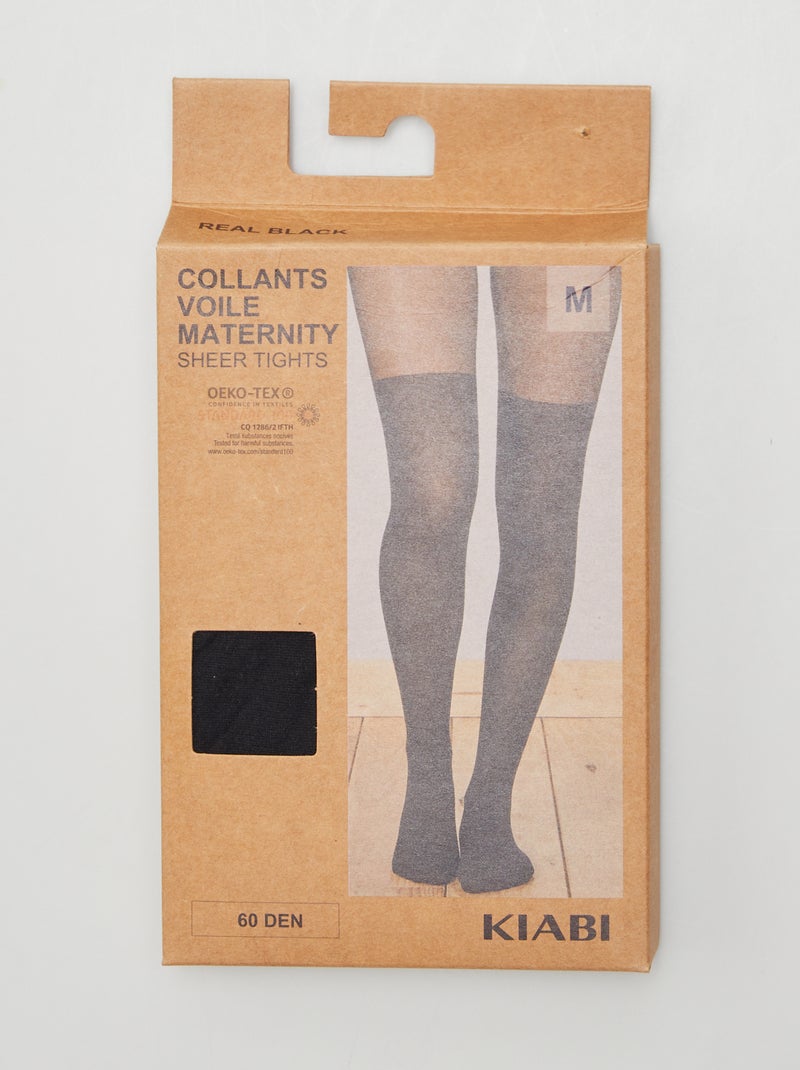 Collants de grávida Preto - Kiabi