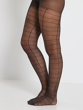 Collants 'DIM' aos quadrados