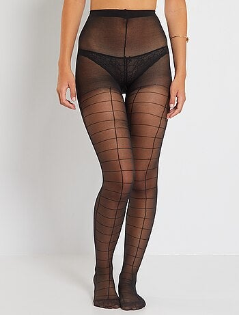 Collants 'DIM' aos quadrados