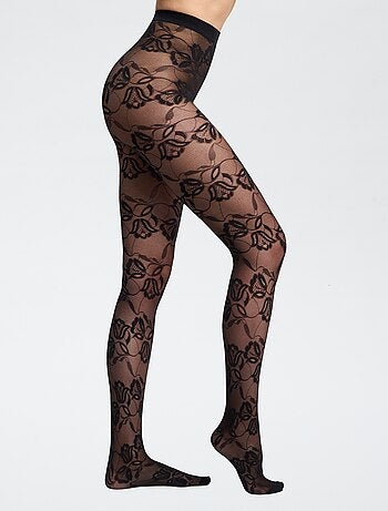 Collants 'Dim' com padrão