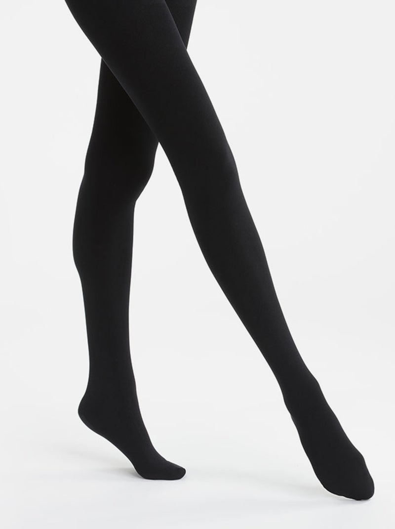 Collants em malha polar 'Dim' PRETO - Kiabi