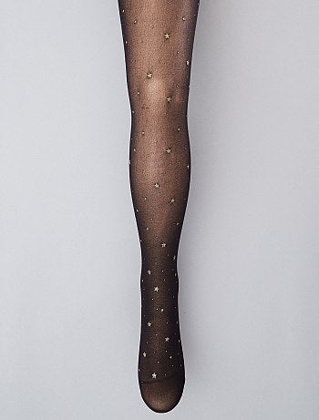 Menina 3-12 anos - Collants estampadas estrelas - Kiabi