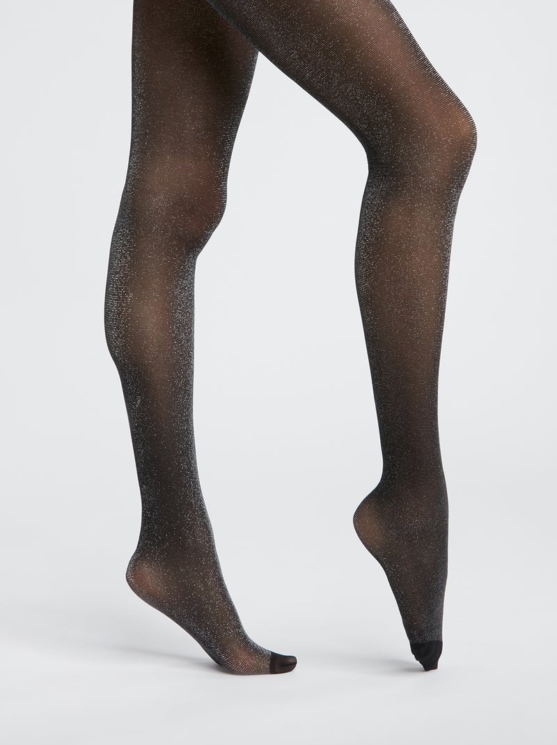 Collants iridescentes 'DIM' PRETO - Kiabi
