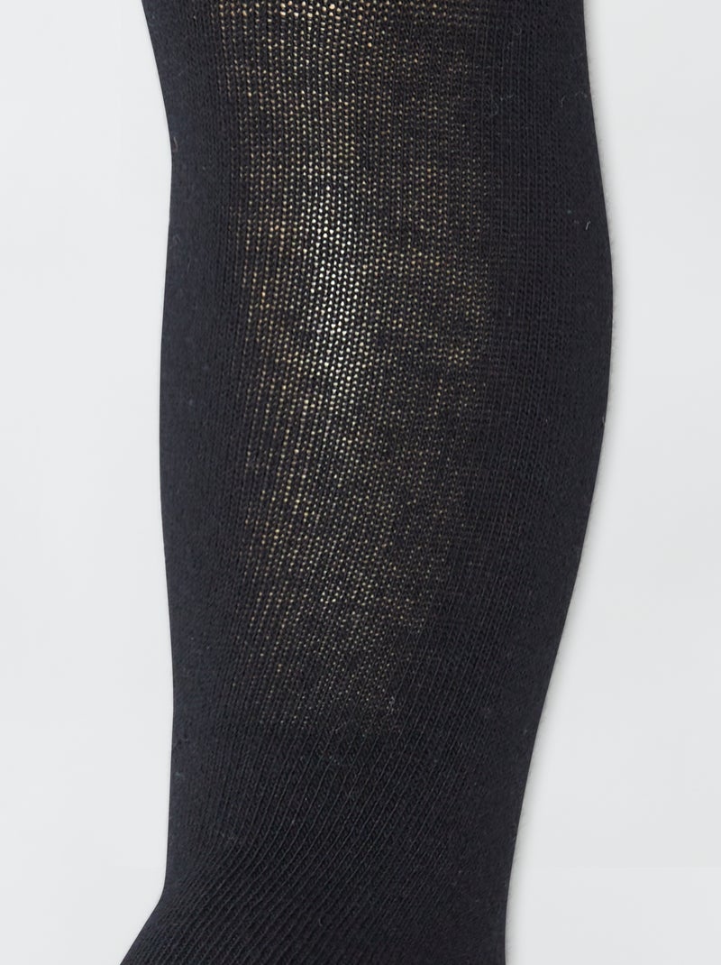 Collants lisas e quentes Preto - Kiabi