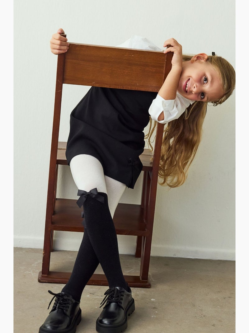 Collants menina pretty ribbon penti Preto - Kiabi
