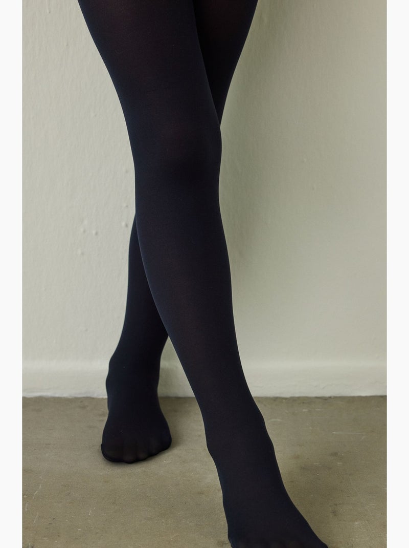 Collants micro infantil penti Azul-marinho - Kiabi