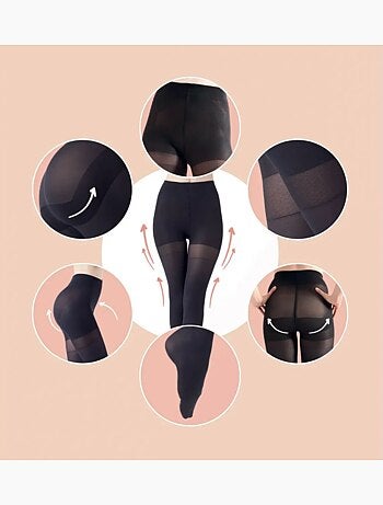 Collants modeladores pernas leves e emagrecedores 70 d