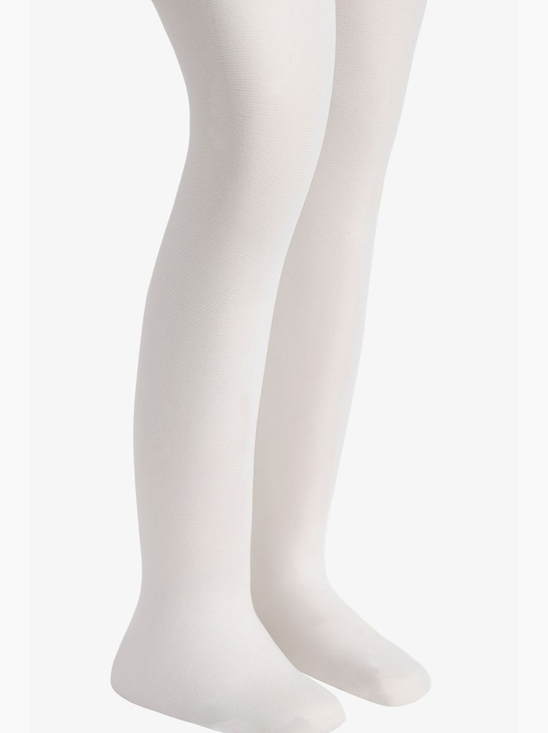 Collants pretty school menina penti Branco - Kiabi