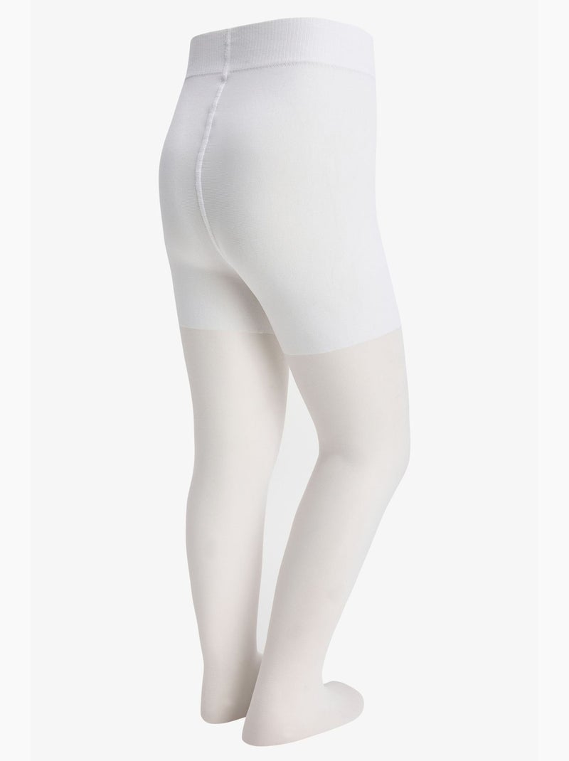 Collants pretty school menina penti Branco - Kiabi