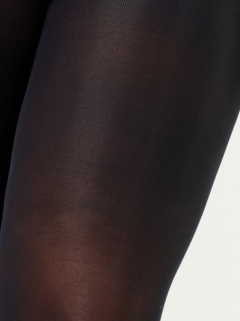Collants quentes 120D Preto - Kiabi