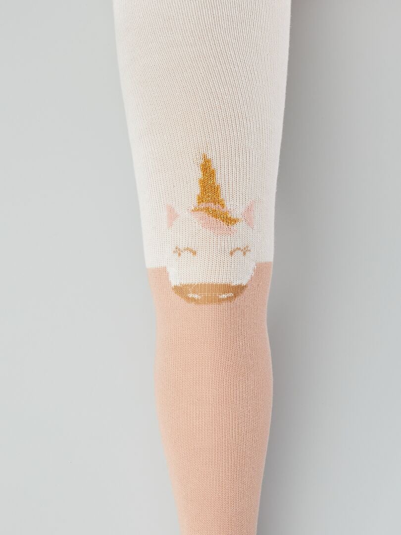 Collants quentes de fantasia - 2 peças ROSA - Kiabi