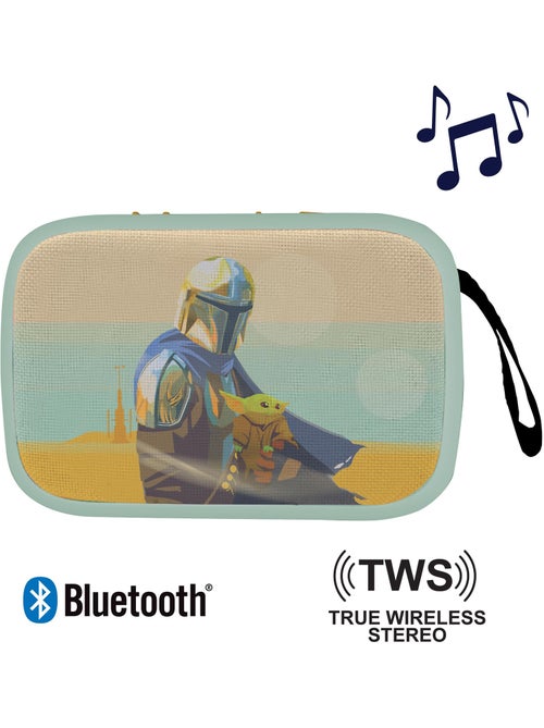 Coluna compacta bluetooth 5.0 star wars com acabamento em tecido - Kiabi