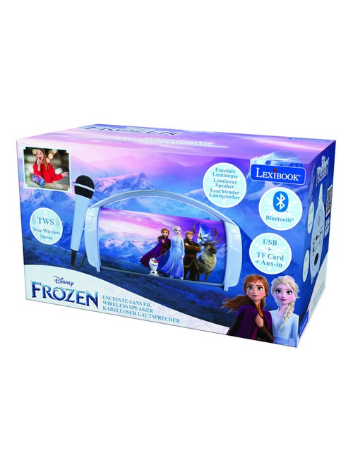 Coluna luminosa bluetooth® frozen com microfone - Kiabi