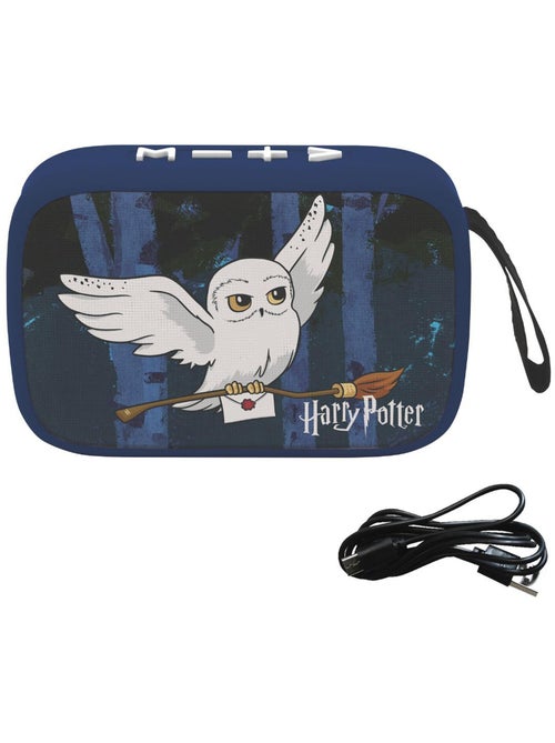 Coluna portátil bluetooth 5.0 hedwig com acabamento em tecido - Kiabi