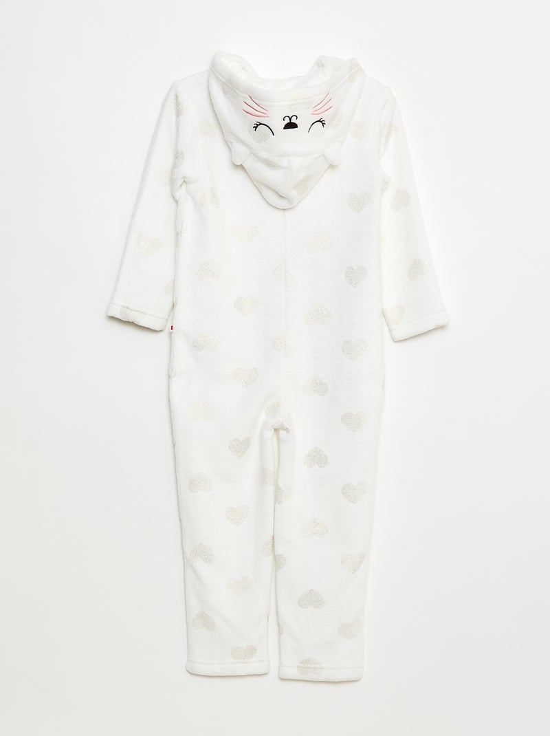 Combinação comprida de noite em polar Bege - Kiabi