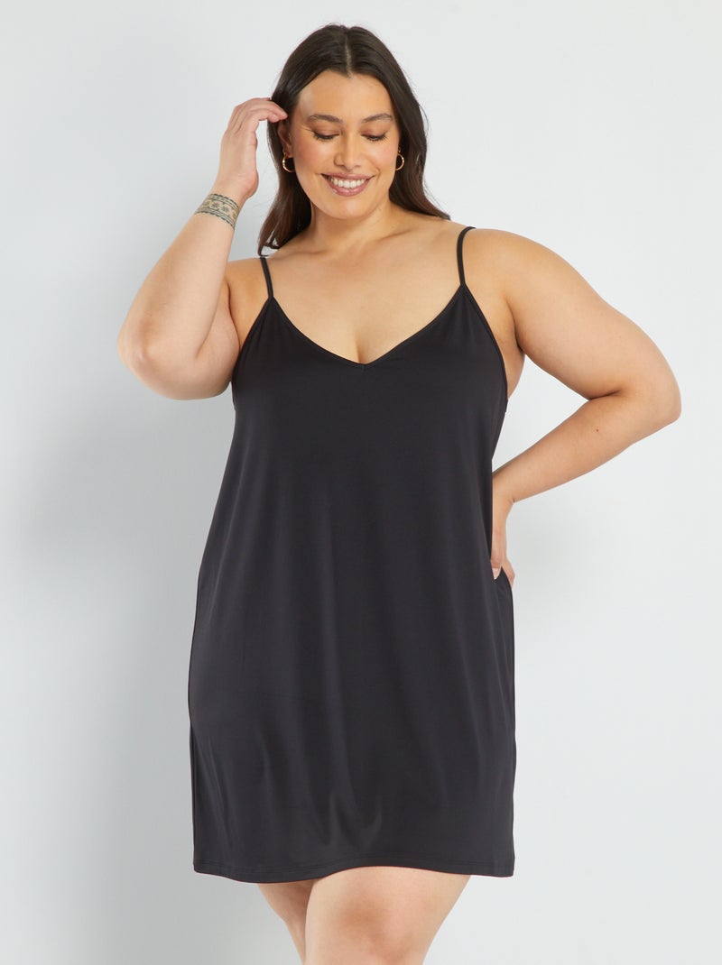 Combinação para pôr por baixo dos seus vestidos Preto - Kiabi