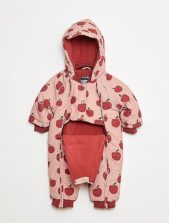 Combipiloto estampado com forro polar