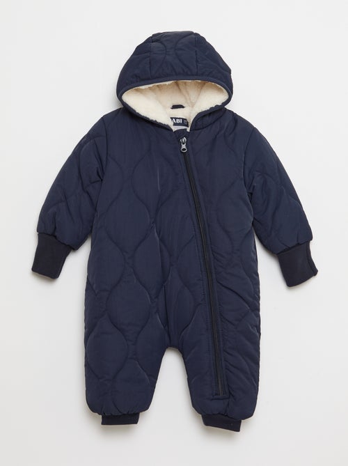 Combipiloto sem pés com forro efeito pele de carneiro - Kiabi